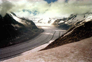 Aletchgletcher, Bernsk Alpy