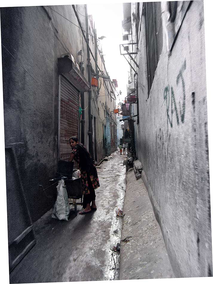 V ulice (Nov Dill, srpen 2007) / New Delhi, August 2007