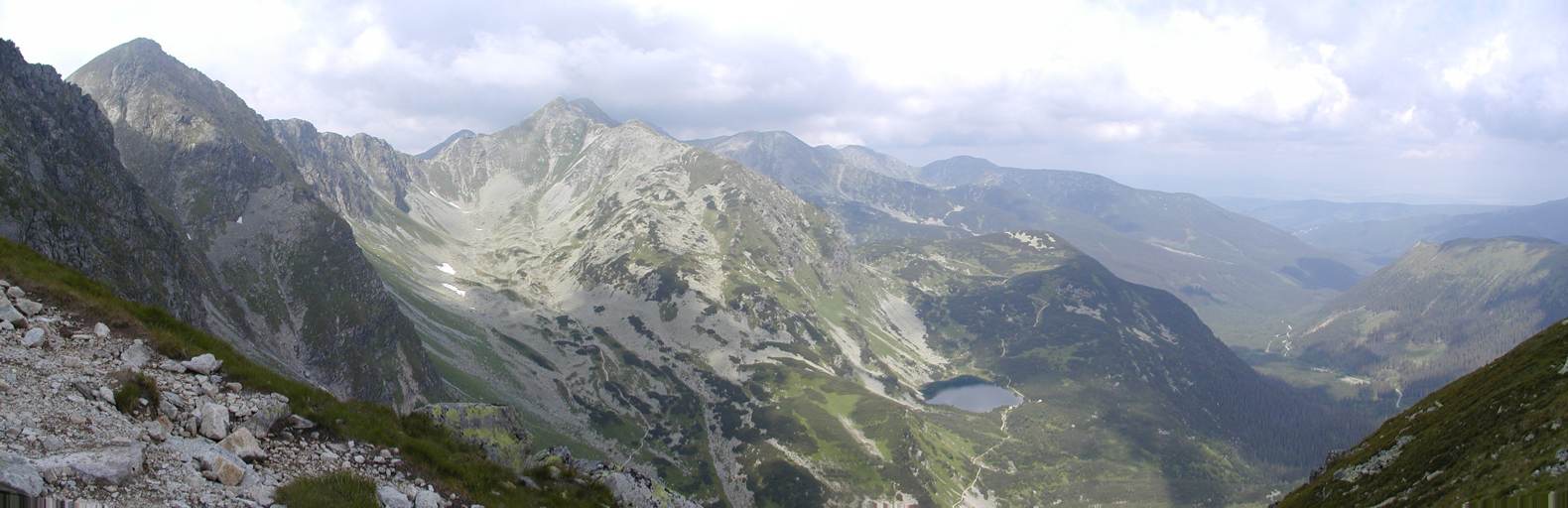 EgiPhoto: Z hrebene Zpadnch Tater, mezi Bystrou a Hrubm vrchem