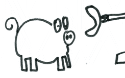 Lkali prase na rohlk, le prase nepilo.