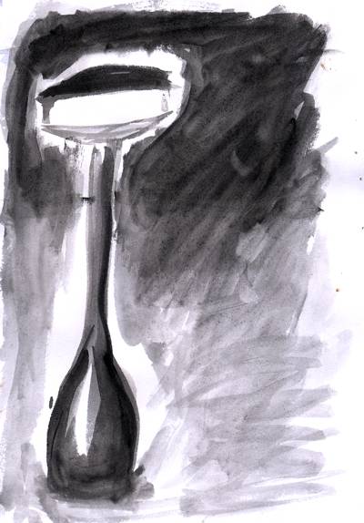 Lampa. Sv dlko, co? Snad ponkud tmav. A mon kapku domatlan. Celkov pak siln prohnusnl, ekl bych. Avak povimnte si mistrovskho znzornn letcch komr a mr - to jsou ty teky pobl pravho okraje obrazu.