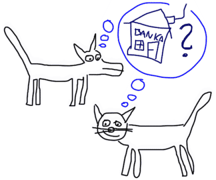 Pejsek a koika dnou banku neznali a urit toho nelitovali