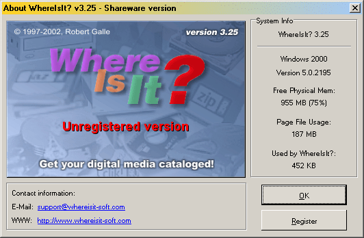 WhereIsIt by byl mon dobr program, kdyby na nj existoval pouiteln crack