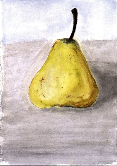 Hruka, jeden z mch prvnch pokus o akvarel aneb Antitalent se u kreslit.