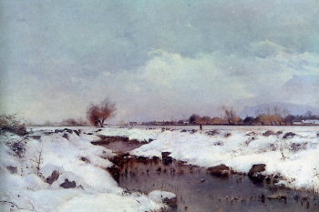 Antonn Chittussi : Zimn krajina