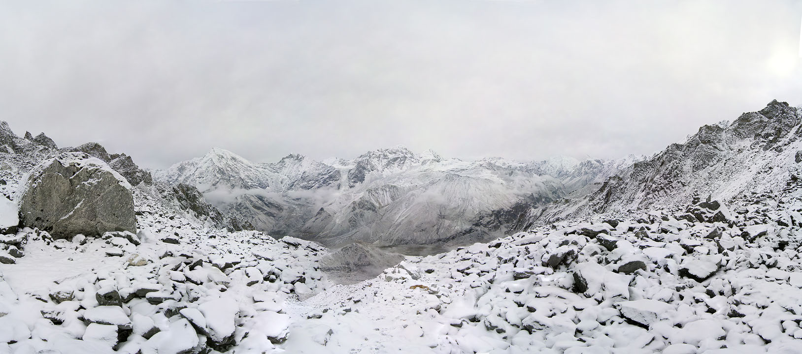 Ganja La Pass, cestou do sedla (Langtang)